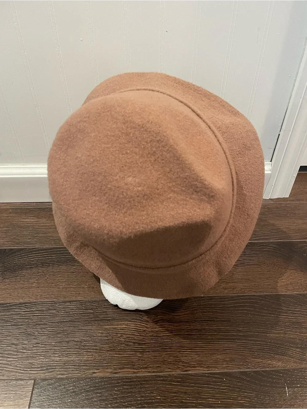 Kangol Wool Gaffer Trilby Fedora Hat Old Money Vintage Unisex in Tan XXL